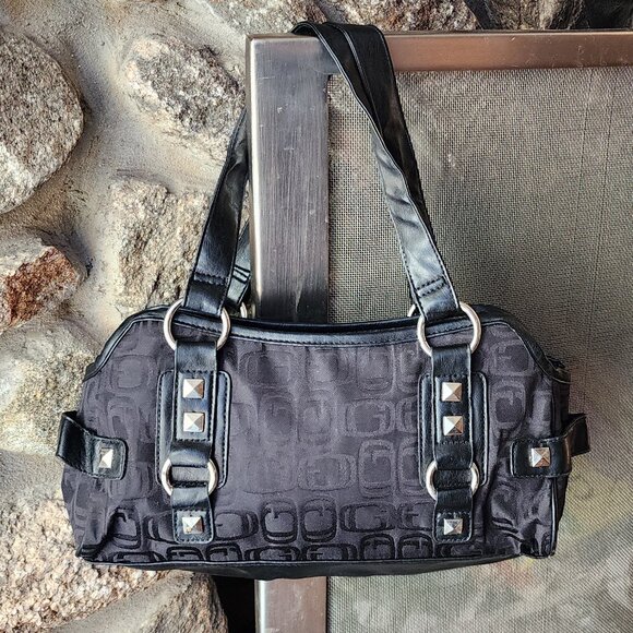 Payless Shoe Source Black Embellished Shoulder Bag - Picture 2 of 14